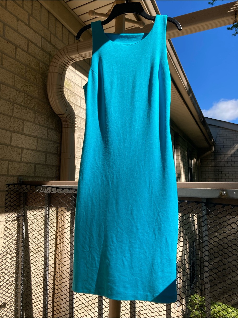Amanda Uprichard Cut Out Back Detail Teal Blue Dress - Picture 5 of 12